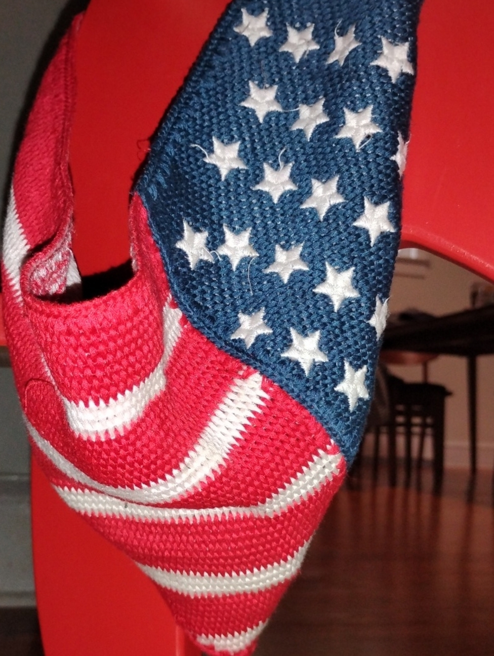 Patriotic Red & Blue Women's Bandana